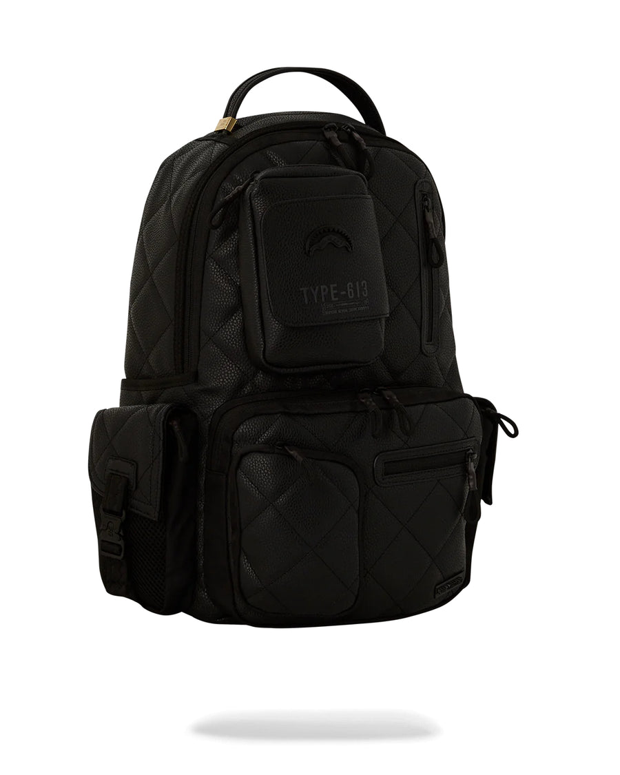 Zaino Sprayground EMBOSSED BOSS SPECIAL OPS BACKPACK Nero