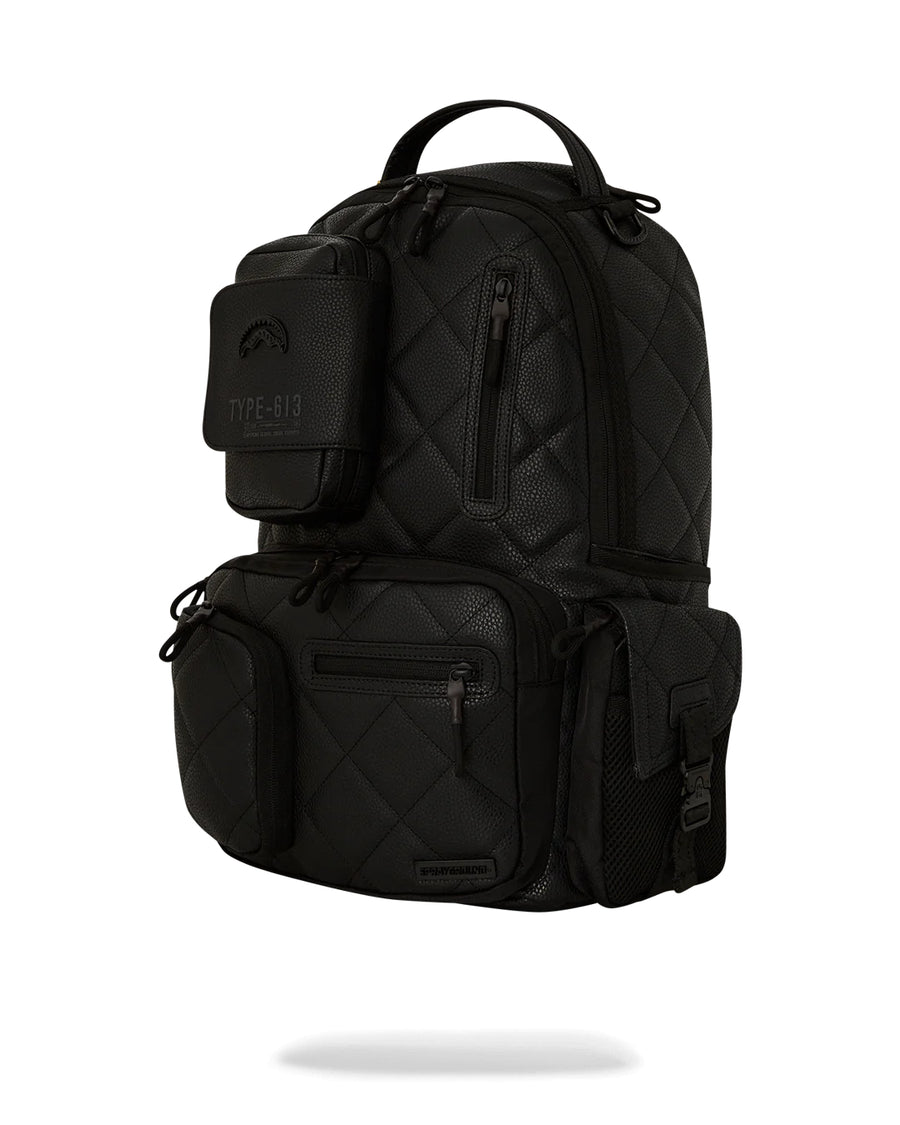 Zaino Sprayground EMBOSSED BOSS SPECIAL OPS BACKPACK Nero