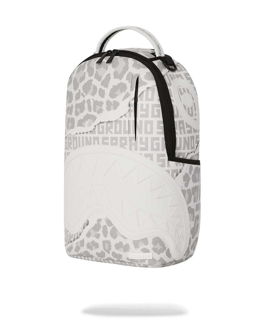 Sac à dos Sprayground LEOPARD BURNER EMBOSSED DLXSV BACKPACK Blanc