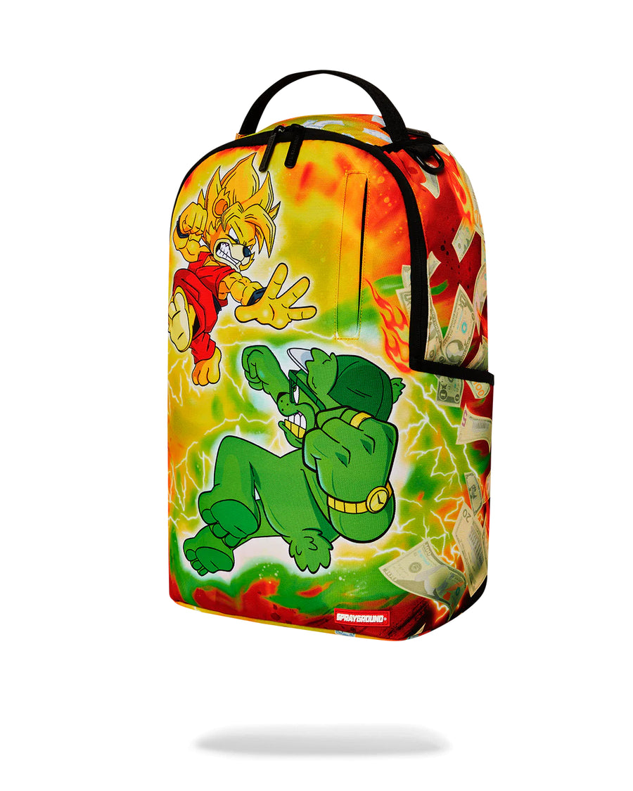 Sprayground Backpack DRAGON BEAR VS MONEY BEAR DLXSR BACKPACK