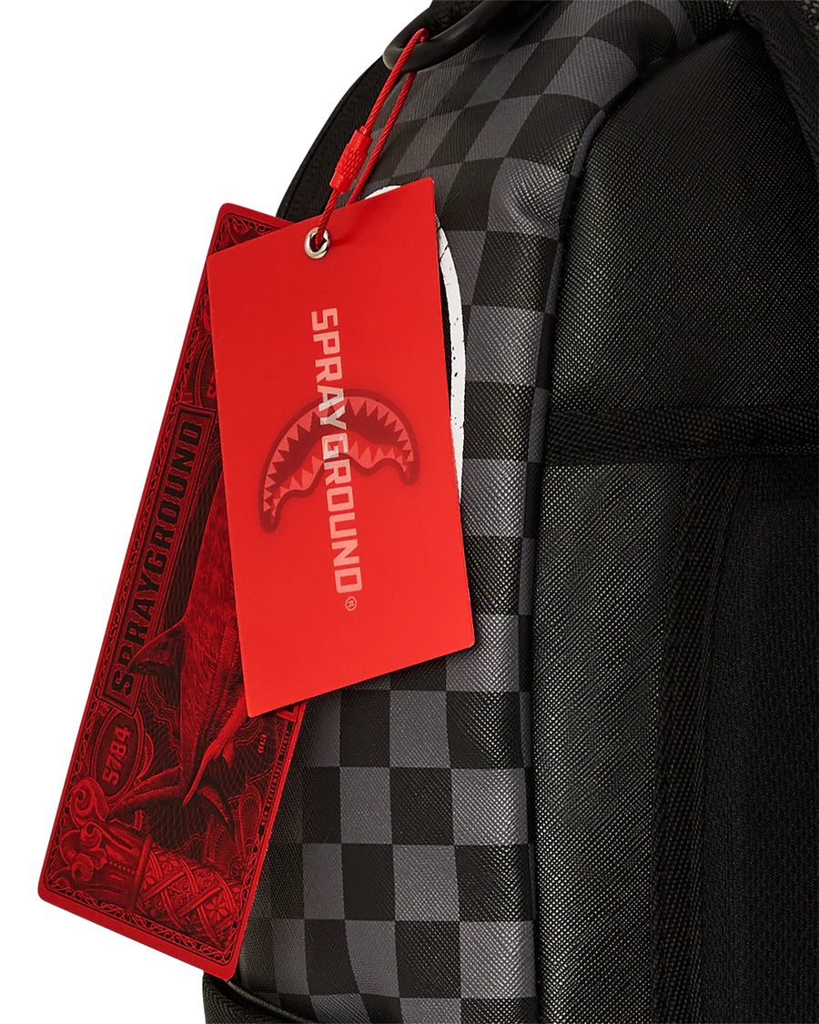 Sac à dos Sprayground GLOBAL MOGUL LOST TICKET DLXSV BACKPACK Gris