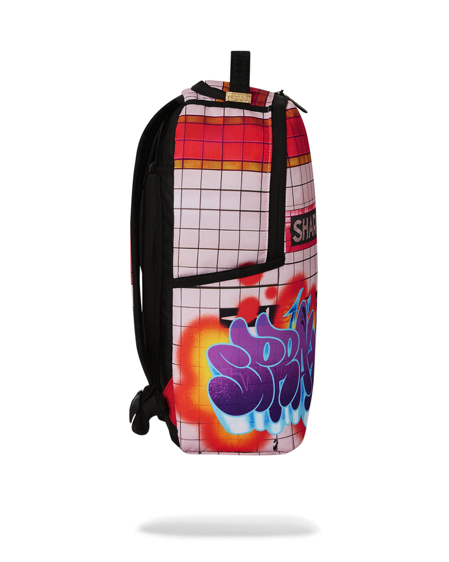 Sprayground Backpack SUBWAY TAG DLXSR BACKPACK Purple