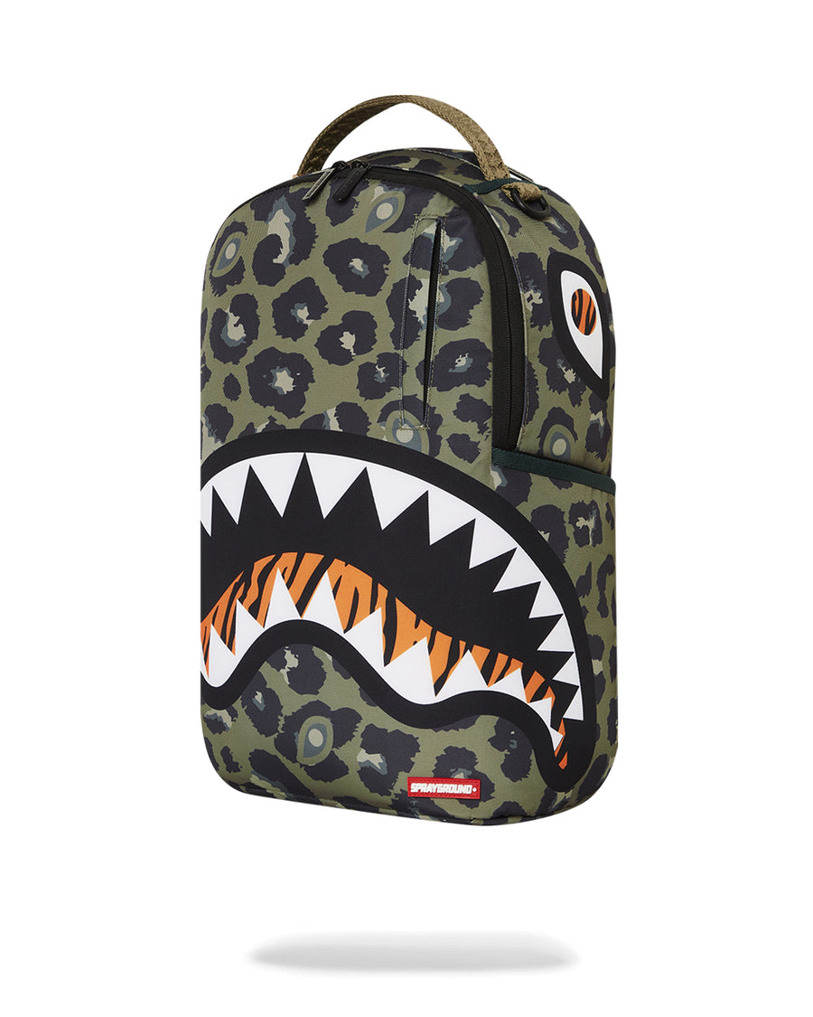 Zaino Sprayground LEOPARD INCOGNITO DLXSR BACKPACK Nero