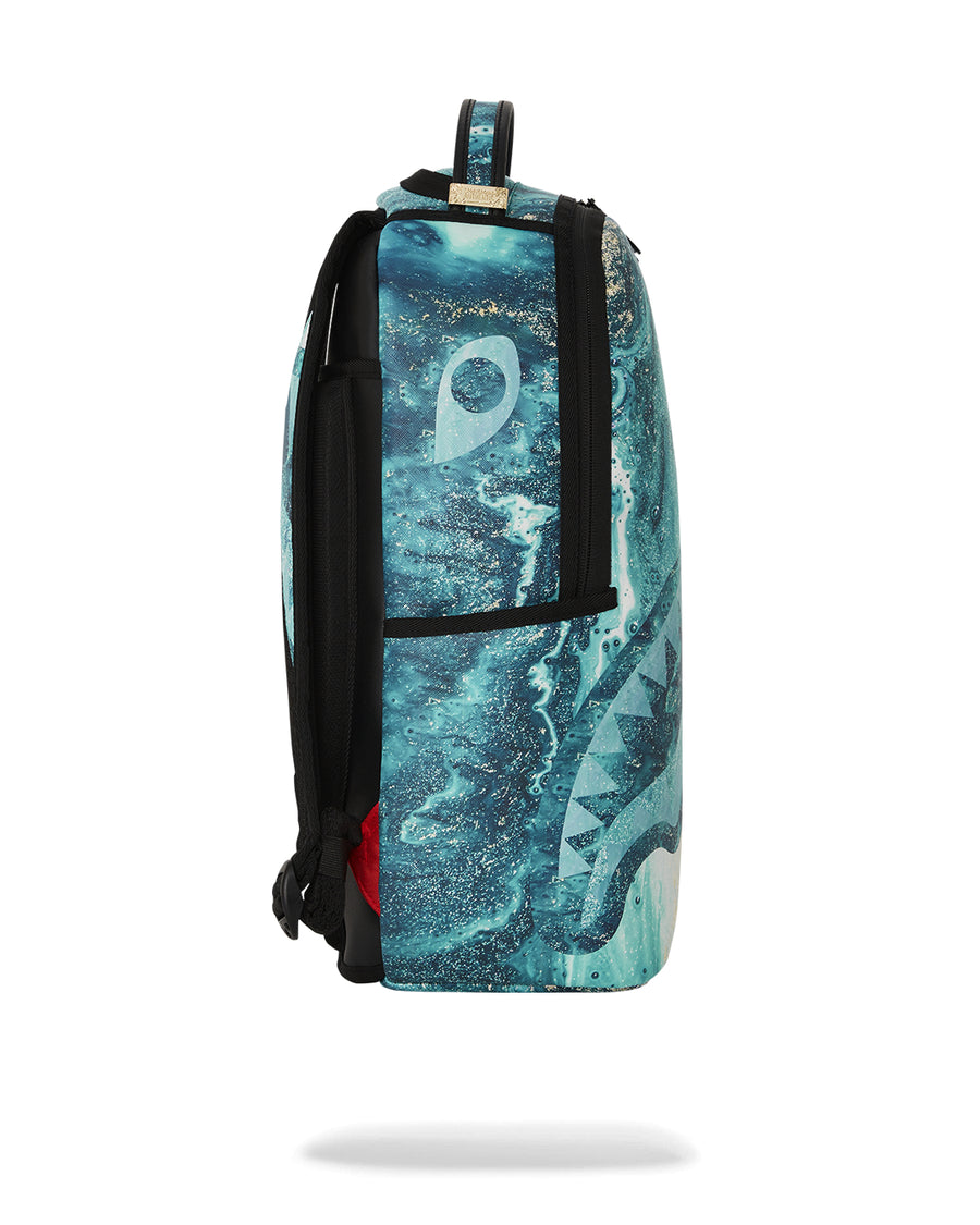 Sprayground Backpack BLUE LIQUID SHARK DLXSV BACKPACK Blue
