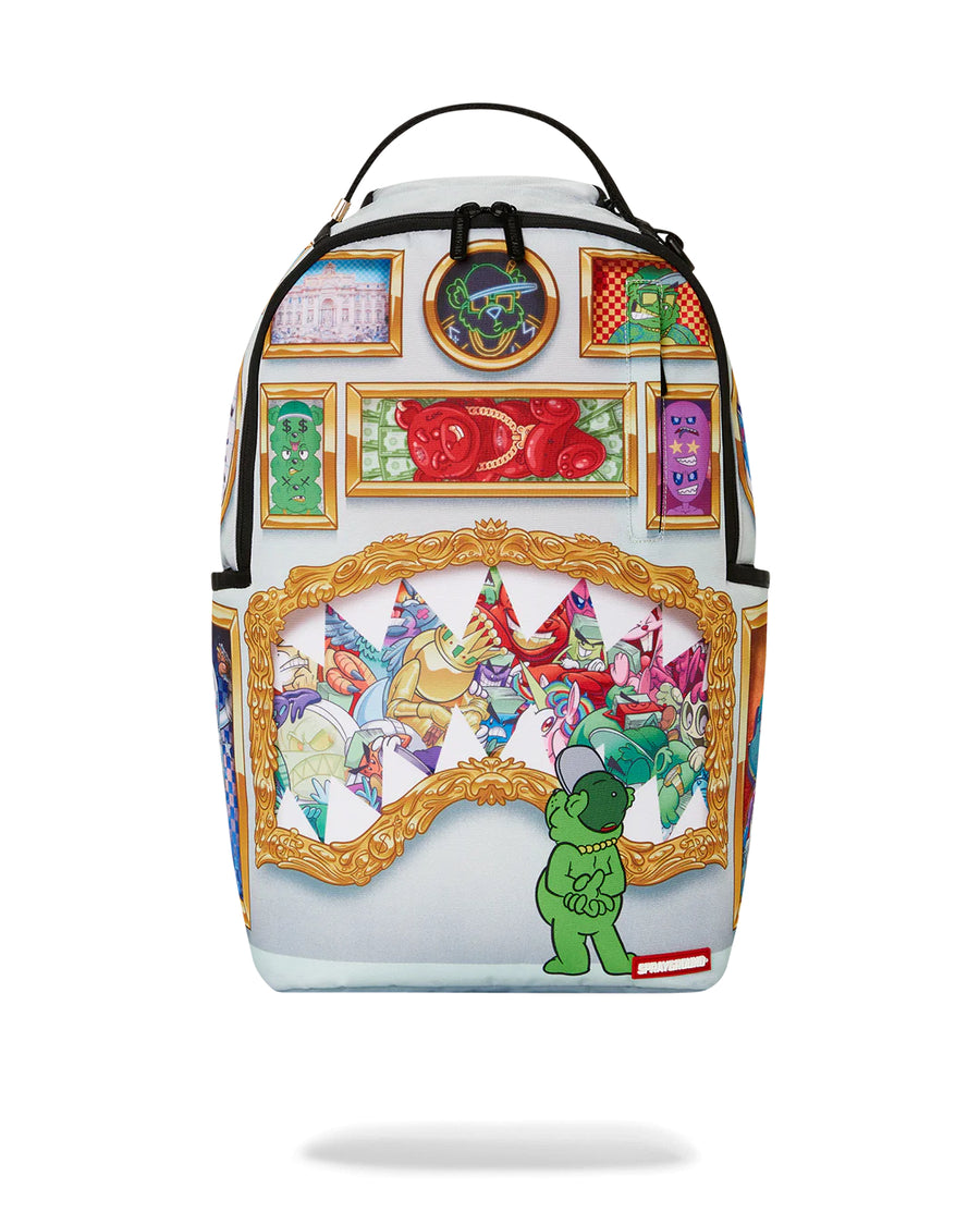 Zaino Sprayground IN THE MUSEUM DLXSR BACKPACK Giallo