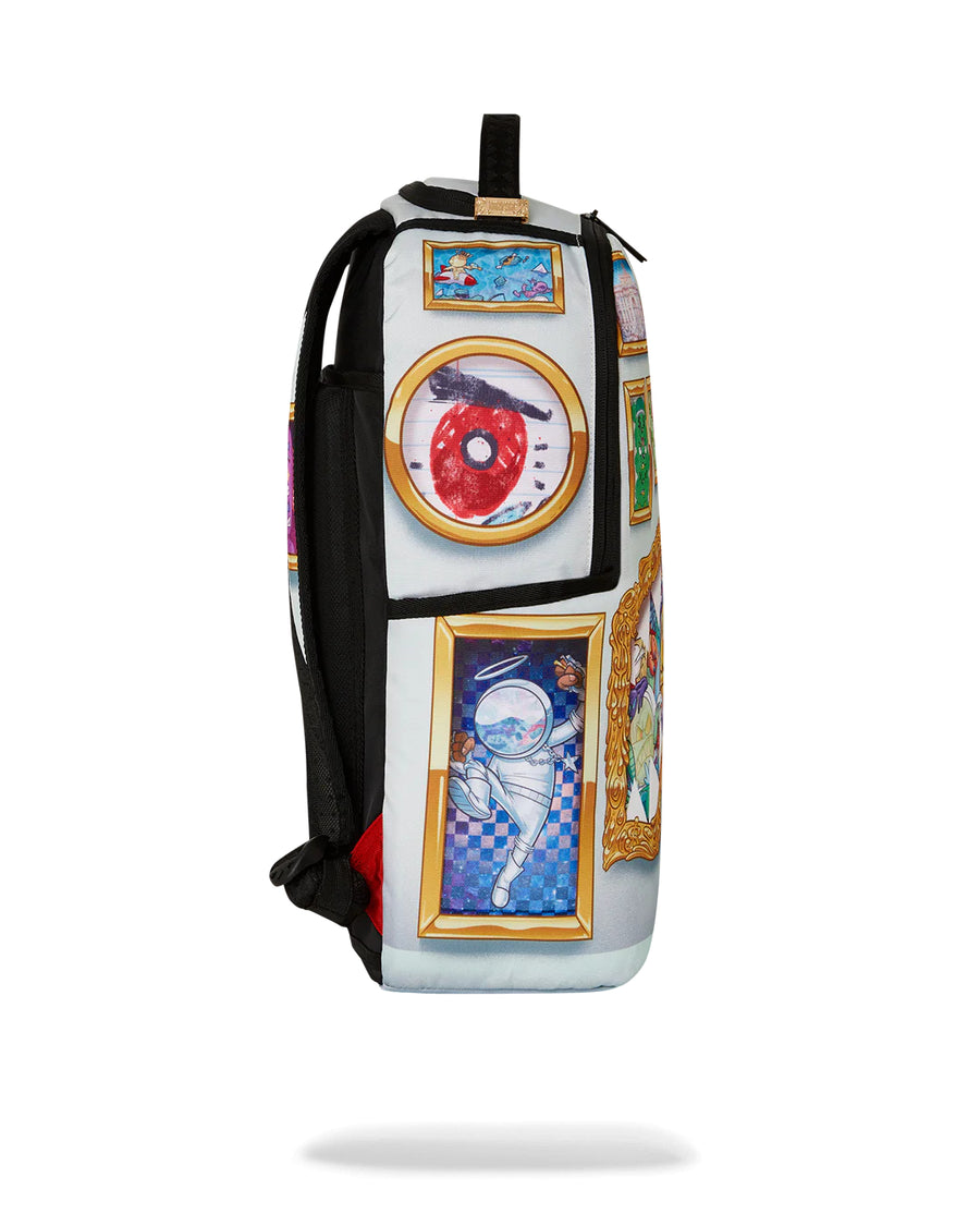 Mochila Sprayground IN THE MUSEUM DLXSR BACKPACK Amarillo