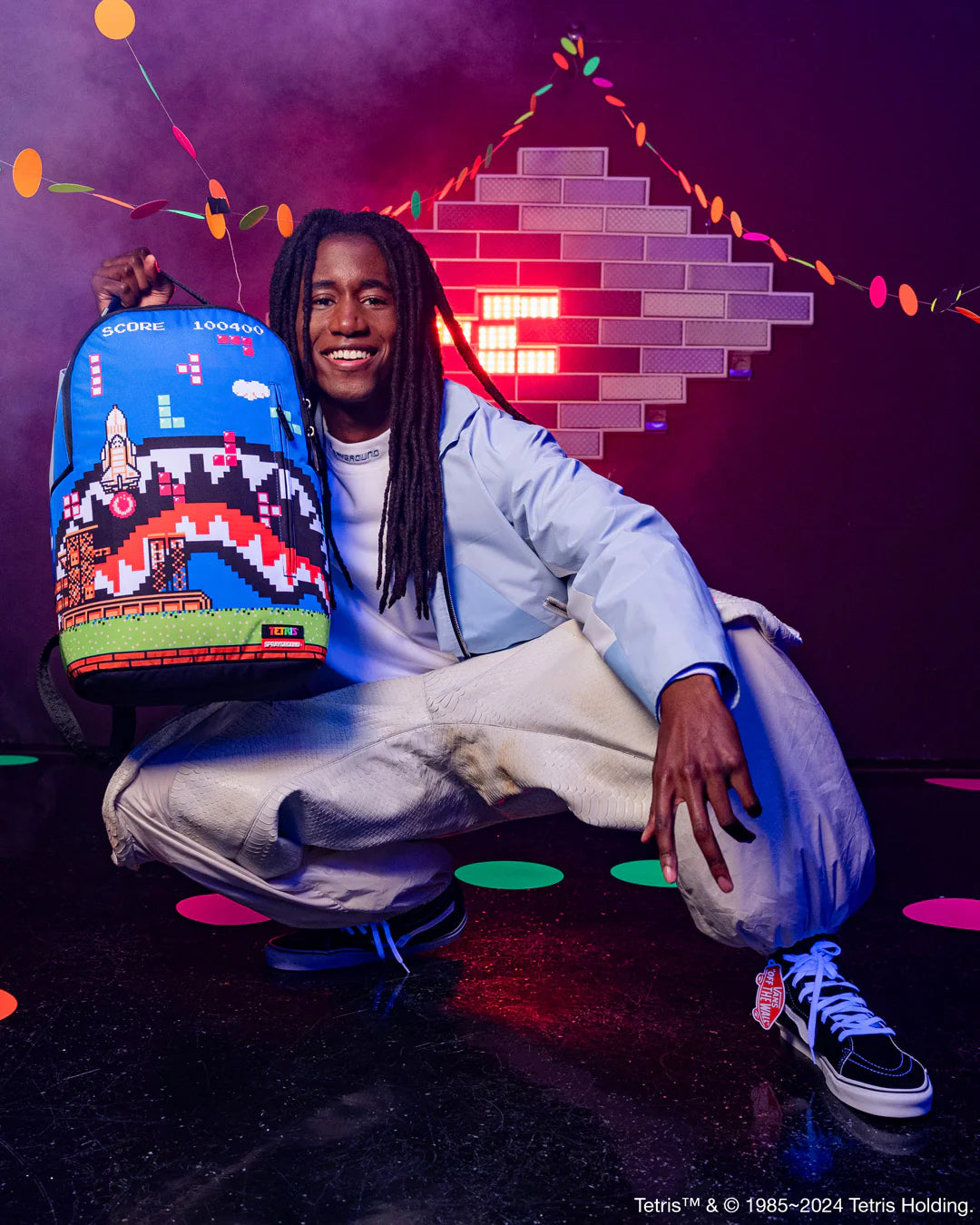 Tetris Spaceship Dlxsr Backpack