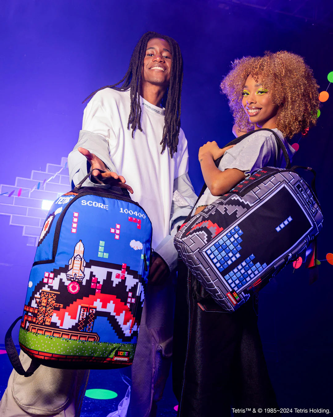 Tetris Spaceship Dlxsr Backpack