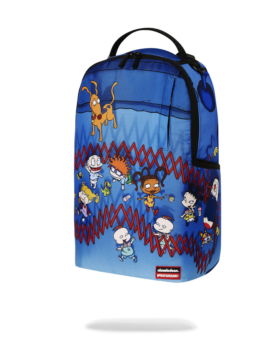 Mochila Sprayground RUGRATS PLAYPEN SHARKMOUTH DLXSR BACKPACK Azul