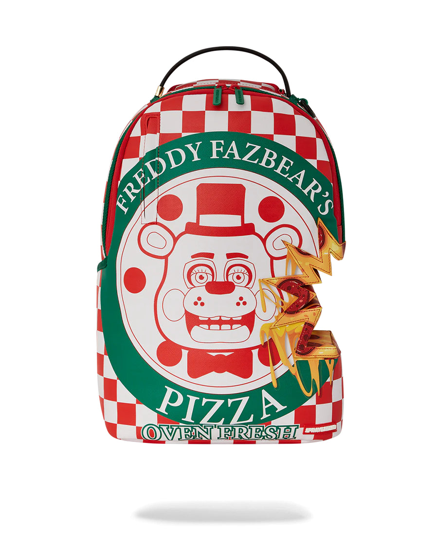 Sac à dos Sprayground FIVE NIGHTS AT FREDDYS PIZZA BITE BACKPACK Rouge