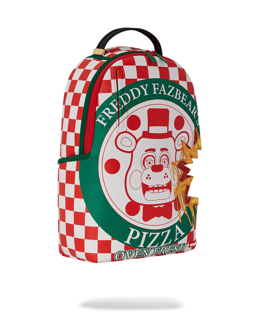 Sac à dos Sprayground FIVE NIGHTS AT FREDDYS PIZZA BITE BACKPACK Rouge