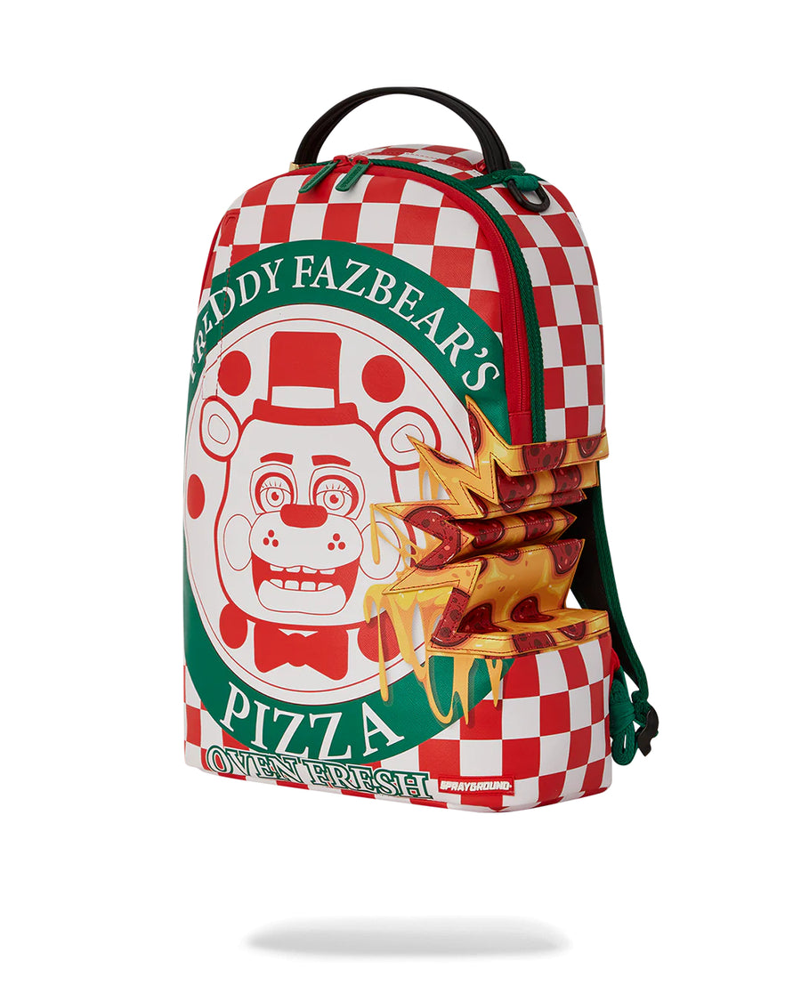 Sac à dos Sprayground FIVE NIGHTS AT FREDDYS PIZZA BITE BACKPACK Rouge