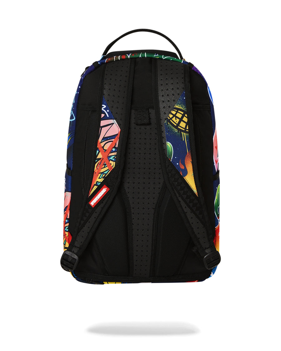 Sprayground Backpack CAPTAIN PLANET ON THE RUN DLXSR BACKPACK Blue