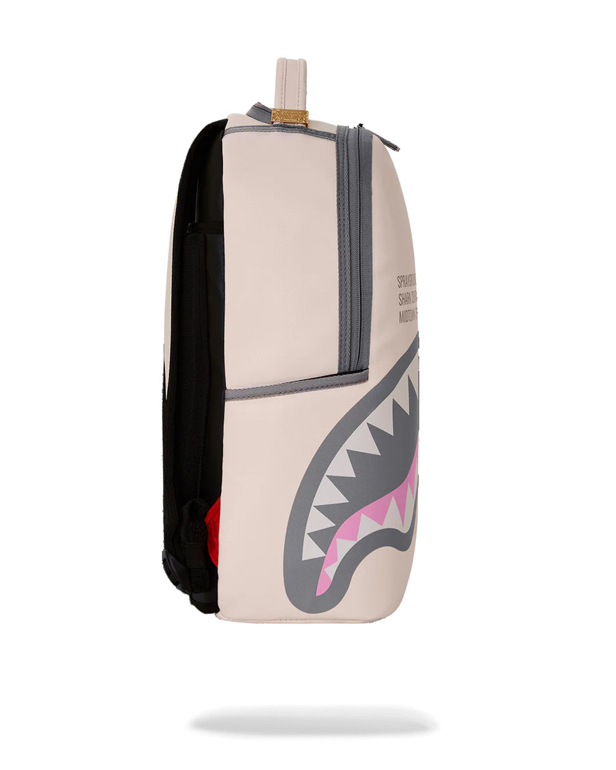 Sac à dos Sprayground SHARK CENTRAL ROSE DLXSV BACKPACK Blanc