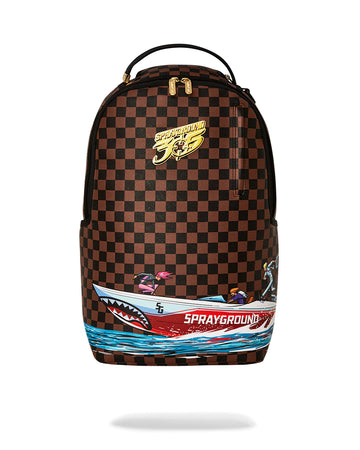 Zaino Sprayground 305 OCEAN HEIST DLXSV BACKPACK Marrone