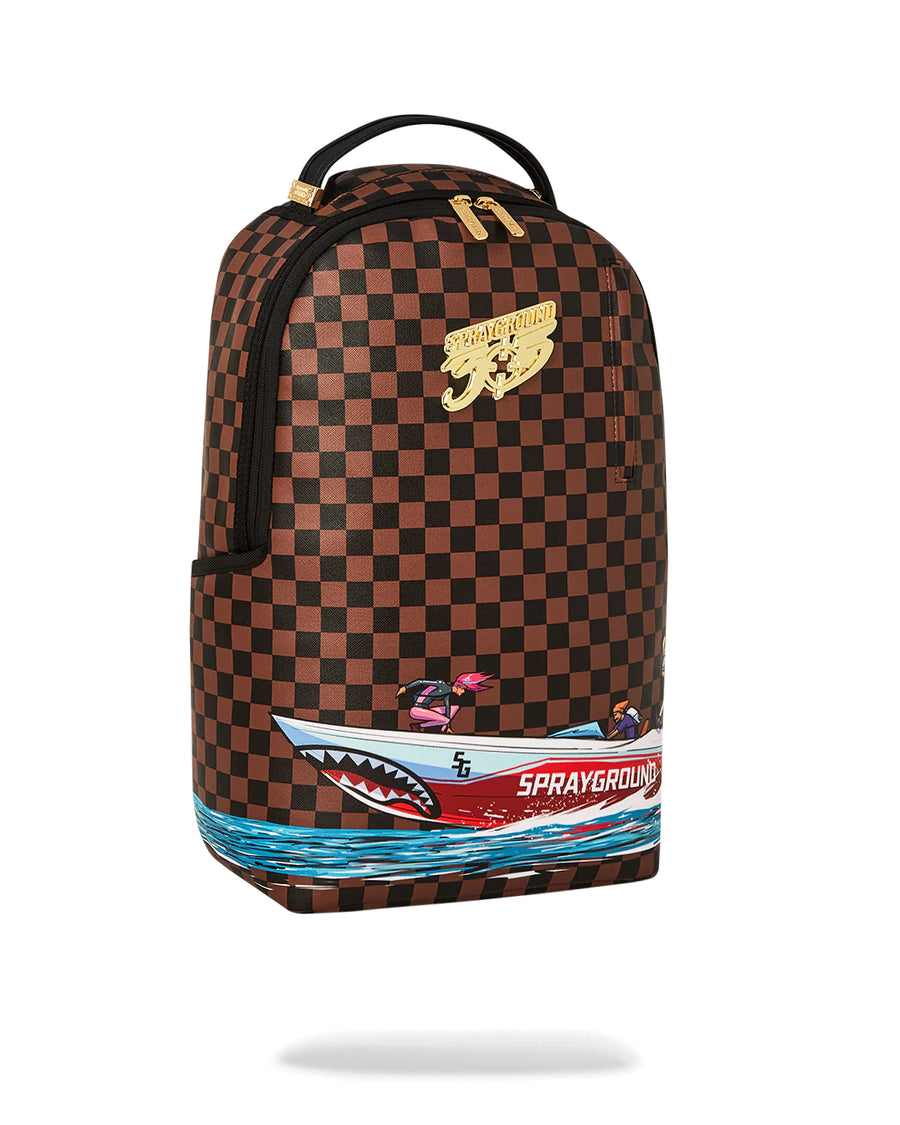 Sac à dos Sprayground 305 OCEAN HEIST DLXSV BACKPACK Marron