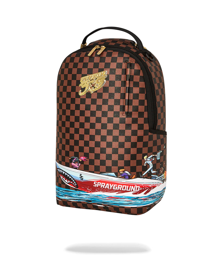 Mochila Sprayground 305 OCEAN HEIST DLXSV BACKPACK Marrón