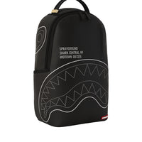 Shark Central Black Outline Dlxsv Backpack