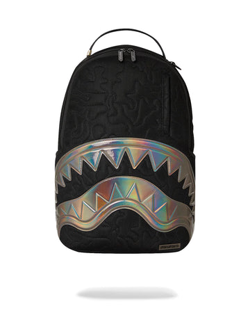 Sac à dos Sprayground BLACK QUILTED IRRIDESCENT DLXS BACKPACK Noir