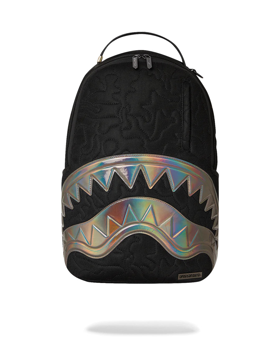 Zaino Sprayground BLACK QUILTED IRRIDESCENT DLXS BACKPACK Nero