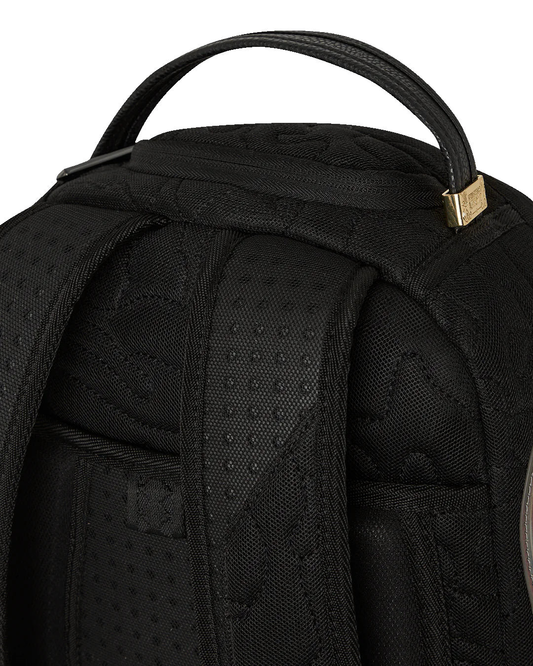 Black Quilted Irridescent Dlxs Backpack