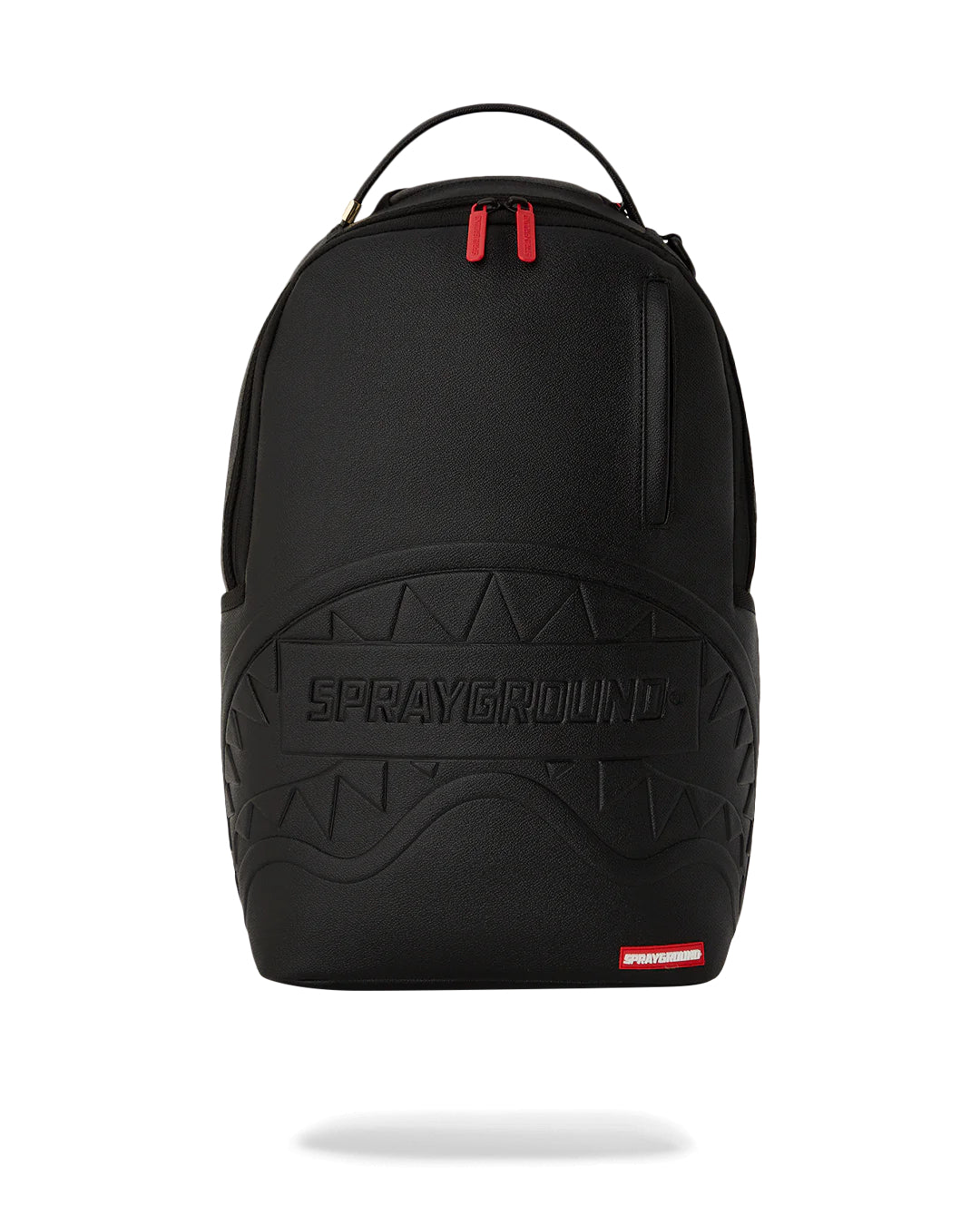 Shark Smash Logo Black Dlxs Embossed Backpack