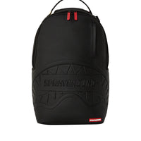 Shark Smash Logo Black Dlxs Embossed Backpack