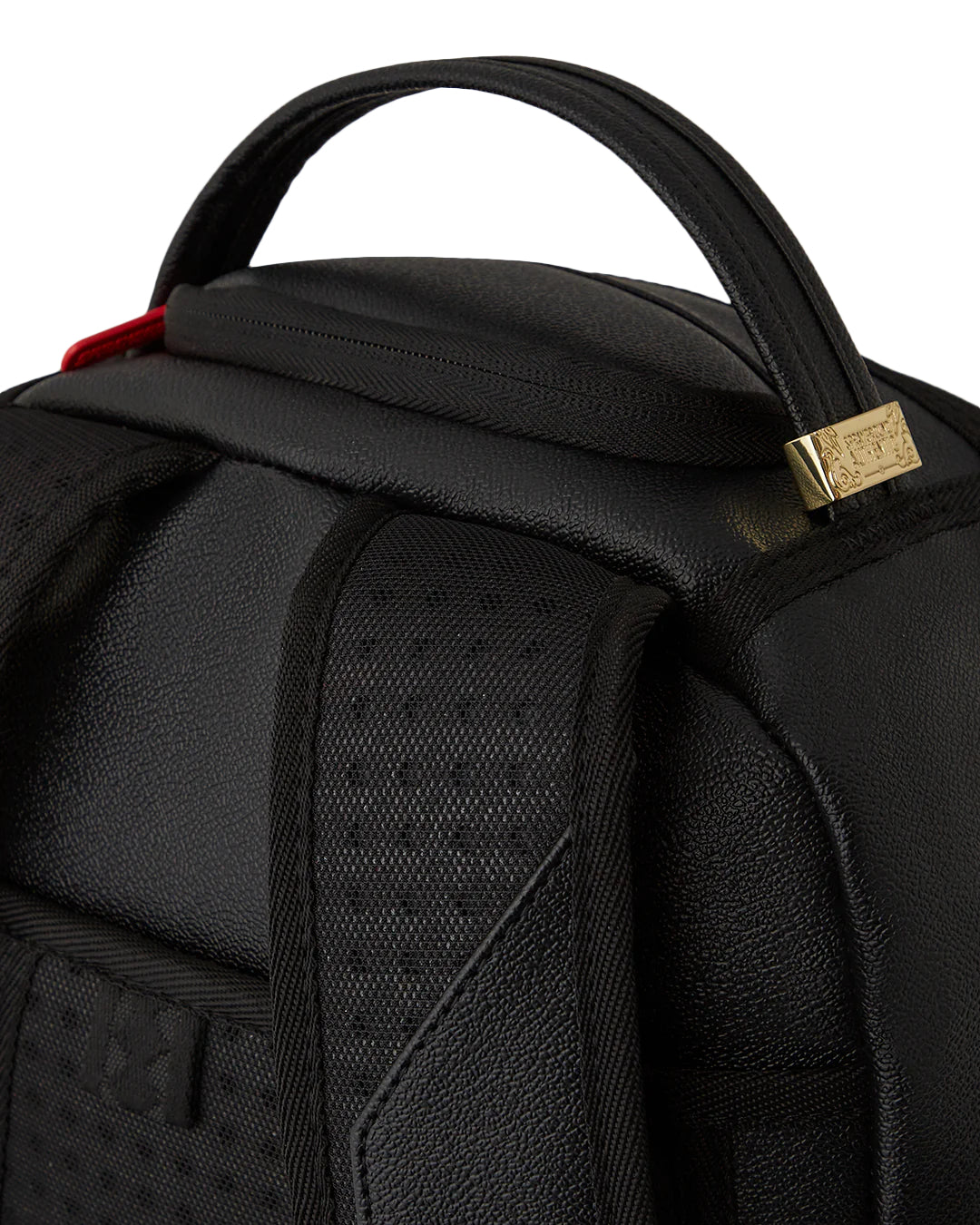 Shark Smash Logo Black Dlxs Embossed Backpack