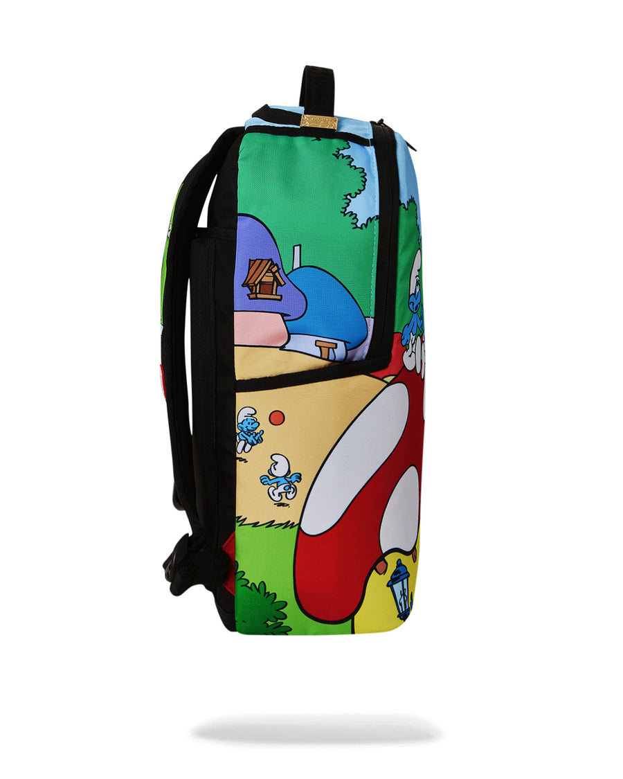 Sac à dos Sprayground SMURFS MUSHROOM VILLAGE BACKPACK Vert