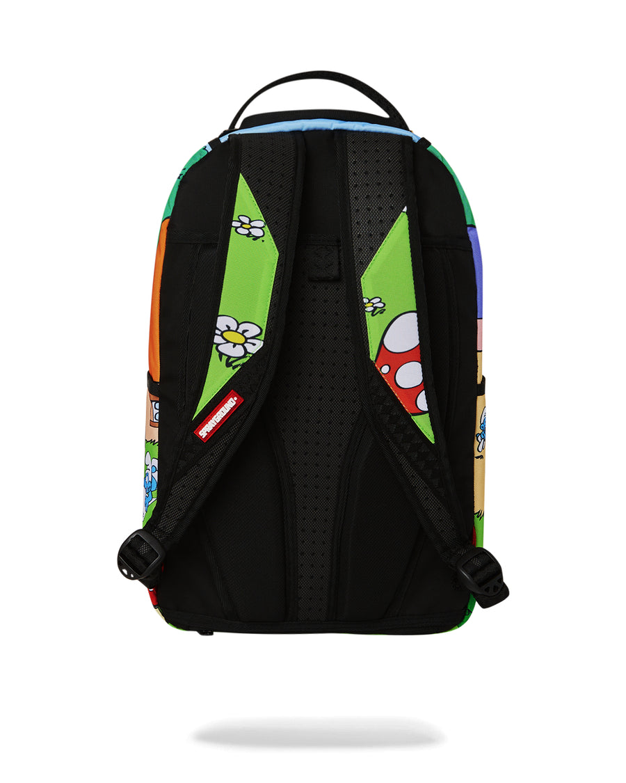 Sac à dos Sprayground SMURFS MUSHROOM VILLAGE BACKPACK Vert