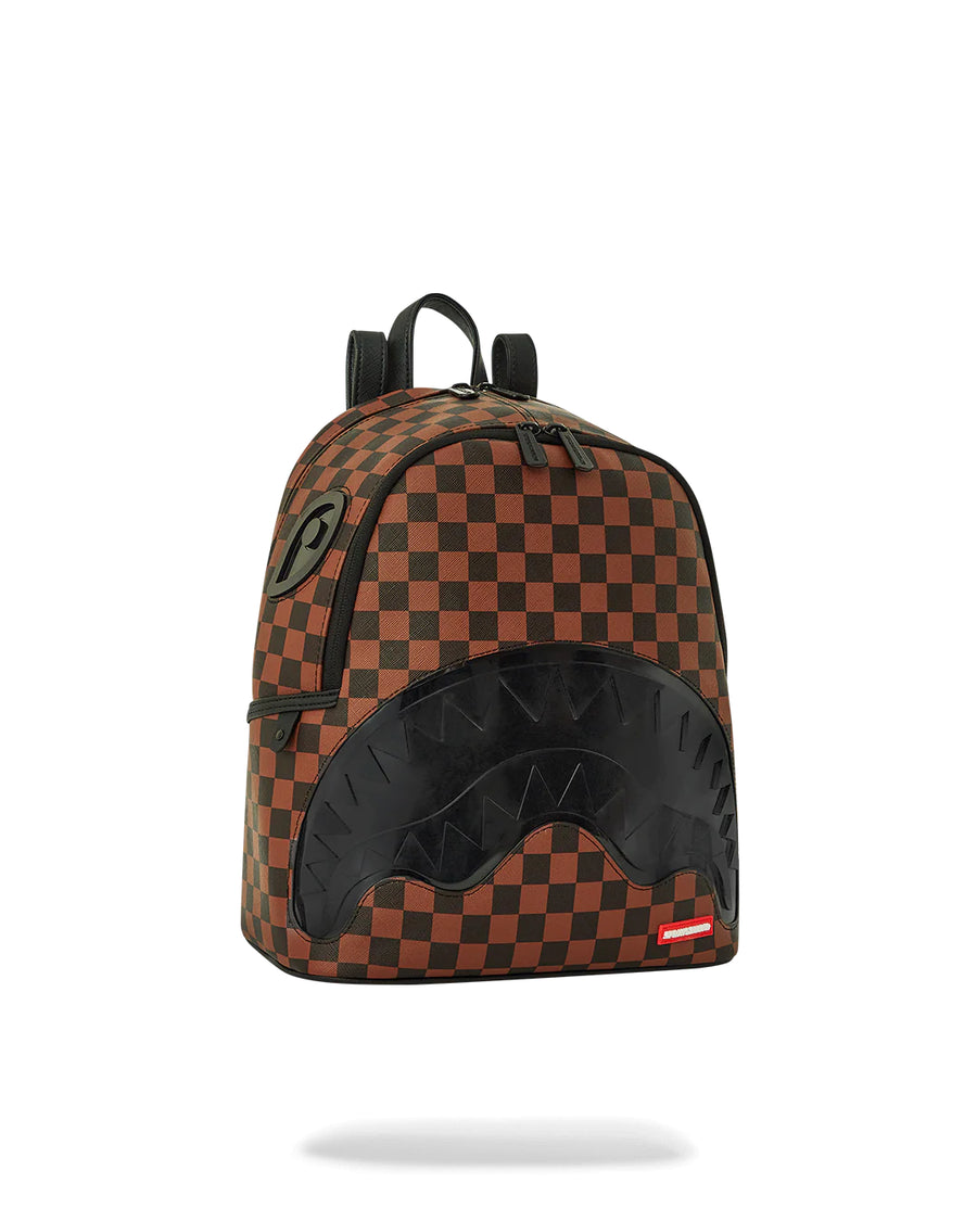 Mochila Sprayground CLEAR RUBBER SHARKS IN PARIS SAVAGE BACKPACK Marrón