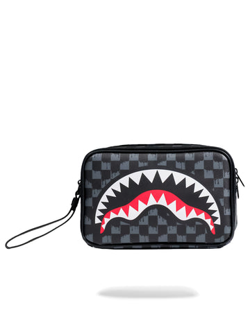 Pochette Sprayground DRIP CHECK TOILETRY BRICK Noir