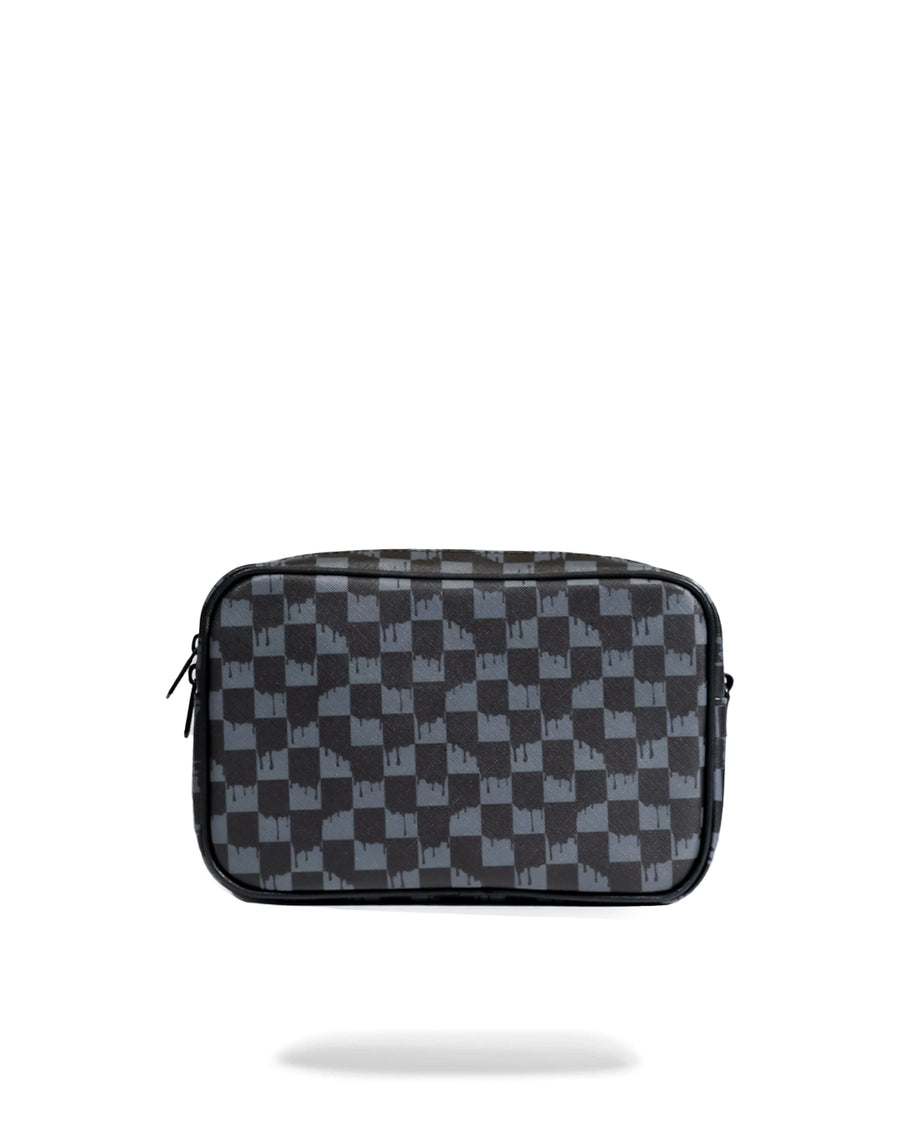 Pochette Sprayground DRIP CHECK TOILETRY BRICK Noir