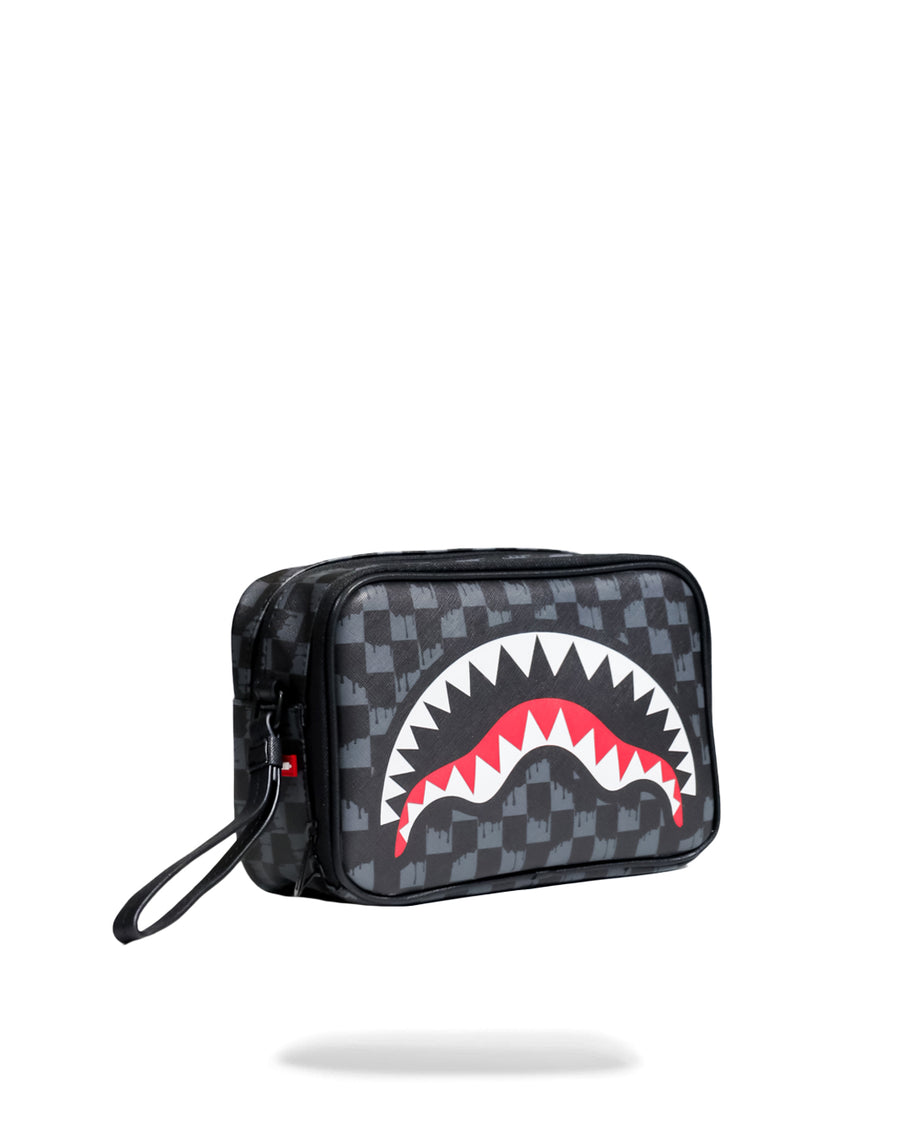 Pochette e beauty Sprayground DRIP CHECK TOILETRY BRICK Nero