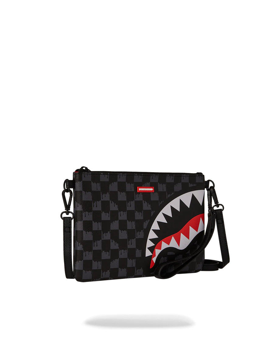 Sprayground Pochette DRIP CHECK CROSSOVER CLUTCH