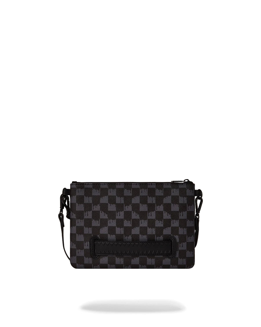 Pochette Sprayground DRIP CHECK CROSSOVER CLUTCH Noir