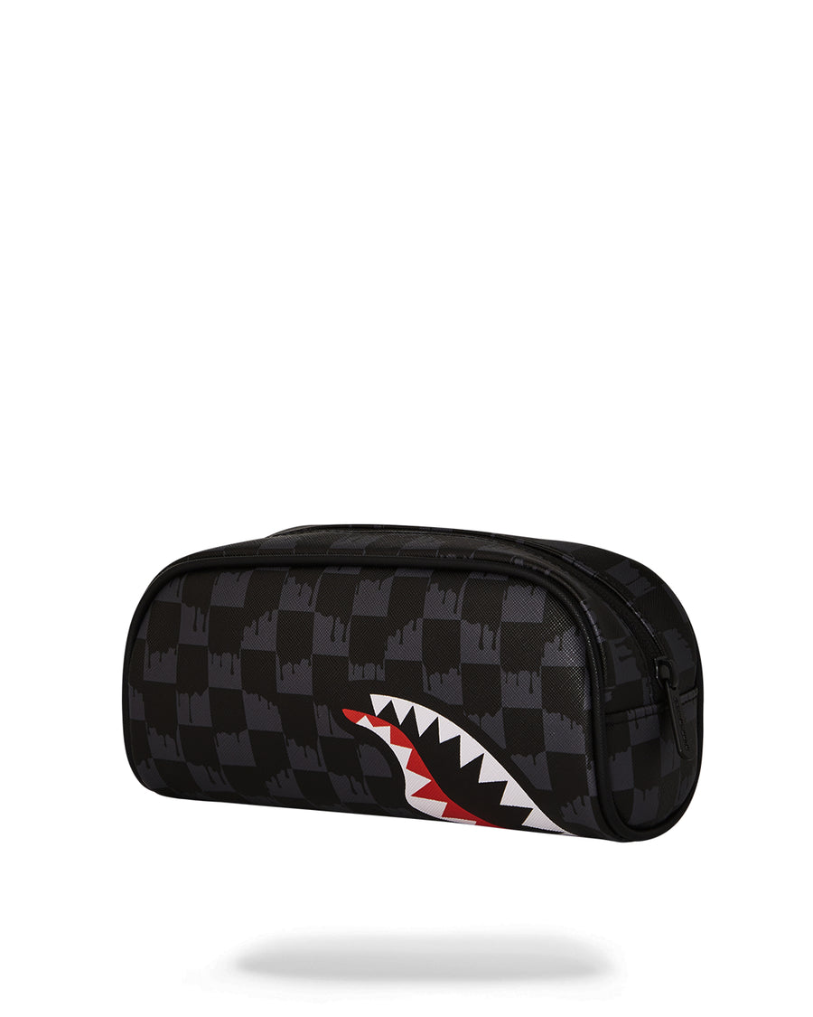 Mochila Sprayground DRIP CHECK PENCIL POUCH Negro