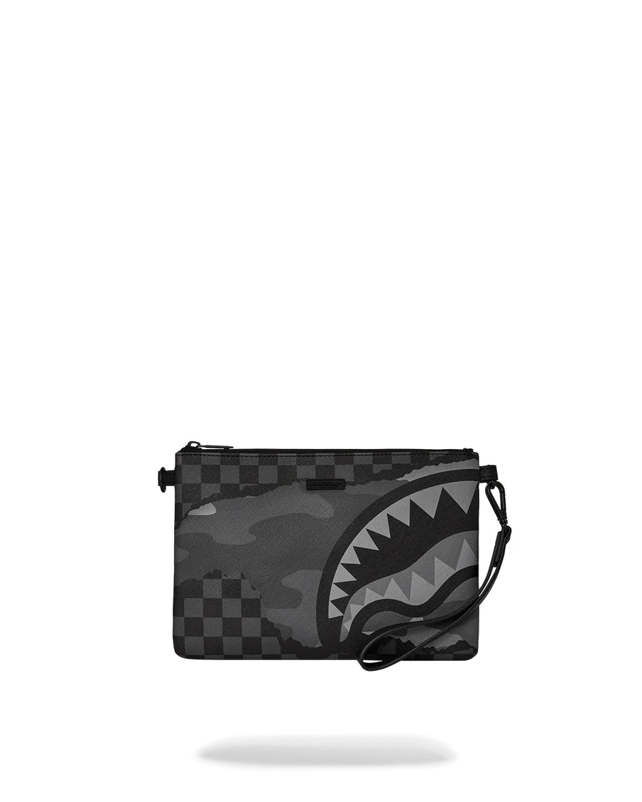 Bolsa pequeña Sprayground 3AM TEAR IT UP CROSSOVER CLUTCH Negro