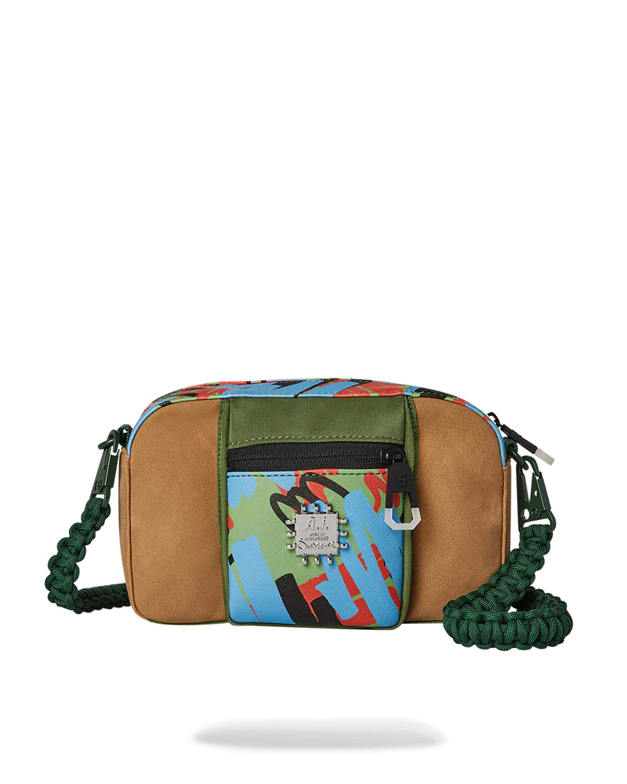 Borsa Sprayground Ai SANDFLOWER SPECIAL OPS MESSENGER Verde