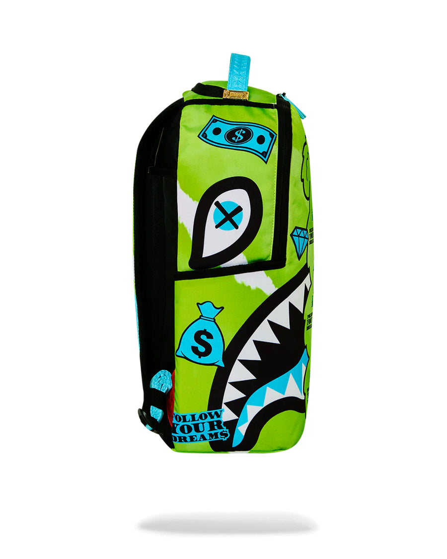 Zaino Sprayground TRIPLE BEAR GREEN DLXSR BACKPACK Nero