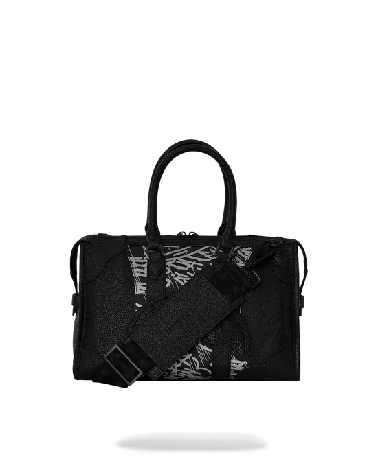 Bolsa Sprayground MIDNIGHT RACEWAY GRAFFITI TRIANGLE MINI DUFFLE Negro