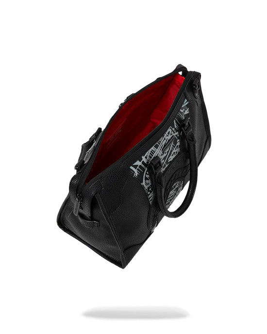 Sac Sprayground MIDNIGHT RACEWAY GRAFFITI TRIANGLE MINI DUFFLE Noir