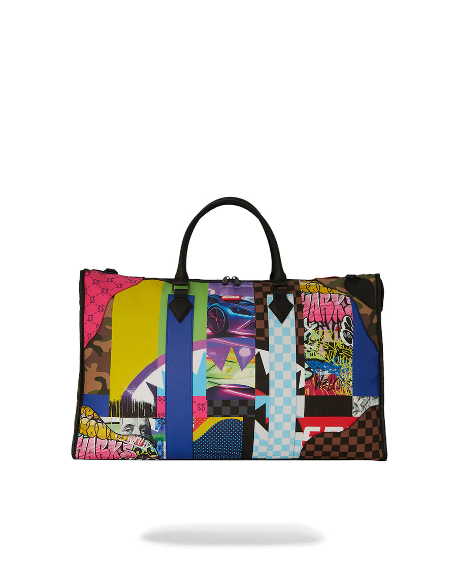 Borsa Sprayground 305 PAYLOAD TRIANGLE XL DUFFLE Fucsia