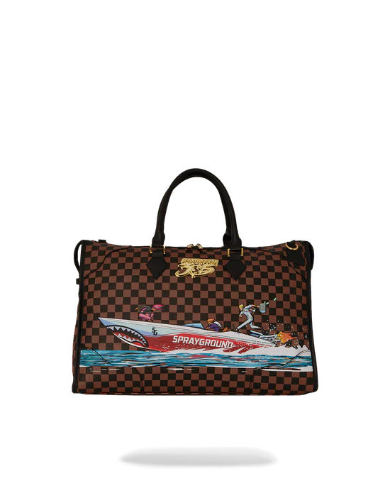 Borsa Sprayground 305 OCEAN HEIST TRIANGLE DUFFLE Marrone