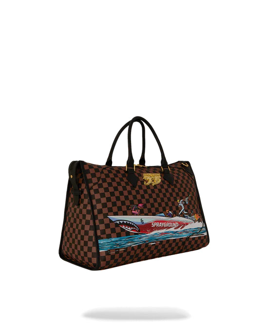 Borsa Sprayground 305 OCEAN HEIST TRIANGLE DUFFLE Marrone