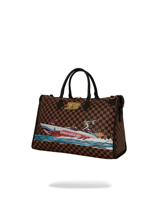 Sac Sprayground 305 OCEAN HEIST TRIANGLE DUFFLE Marron