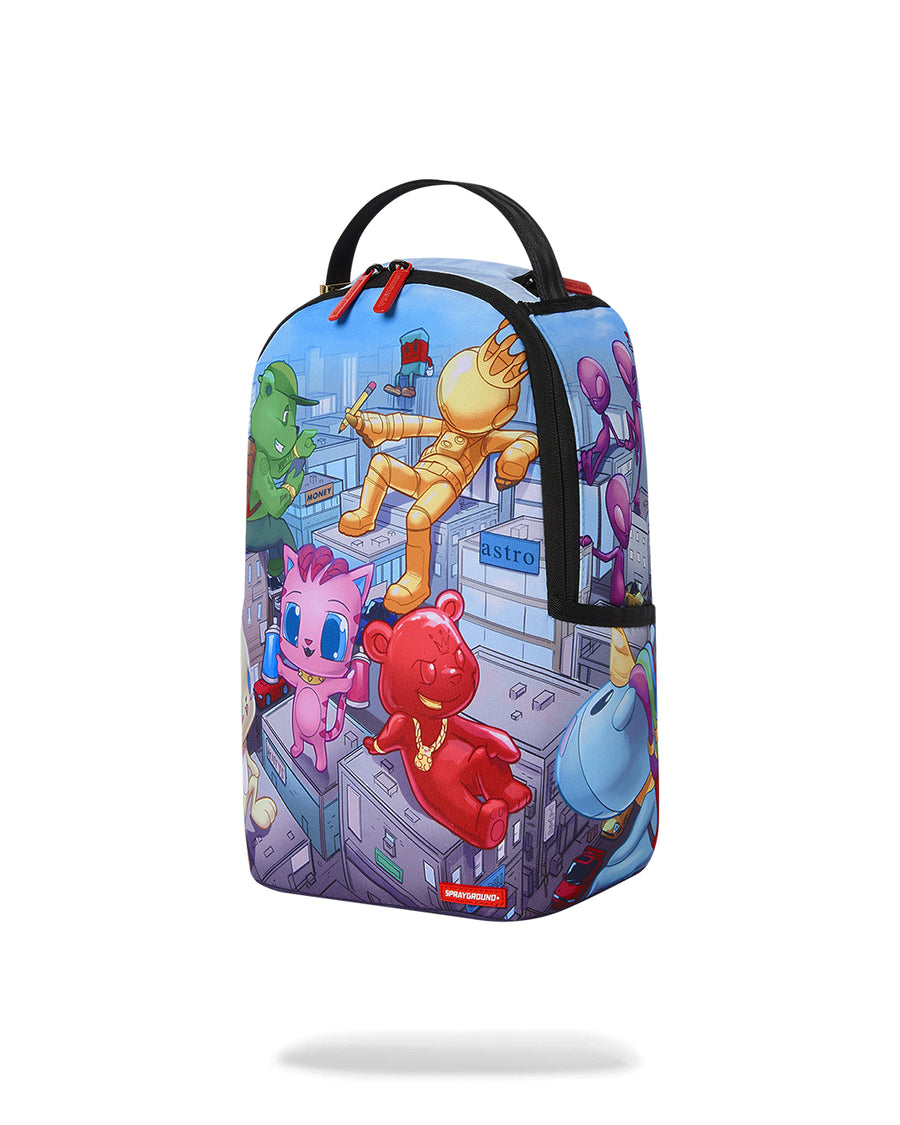 Zaino Sprayground CHILLIN LIKE A BUILDING MINI BACKPACK Blu