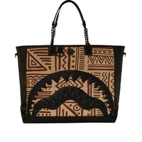 Ai Raffia Palm Shark Luxe Beach Tote