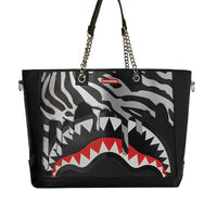 Zebra Drip Private Island Tote