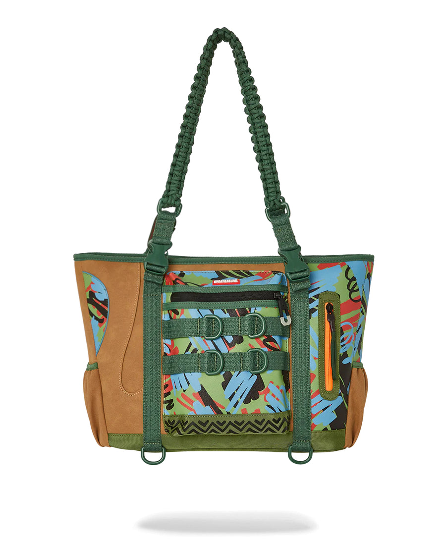 Borsa Sprayground Ai SANDFLOWER SPECIAL OPS CARGO TOTE Verde